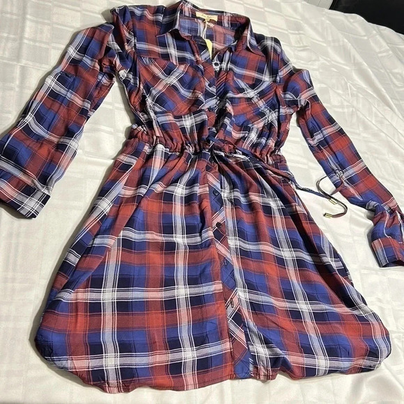 Y2K NWT, perfect line dancing dress, plaid,western,Yellowstone,Nashville,cowgirl - Picture 2 of 14
